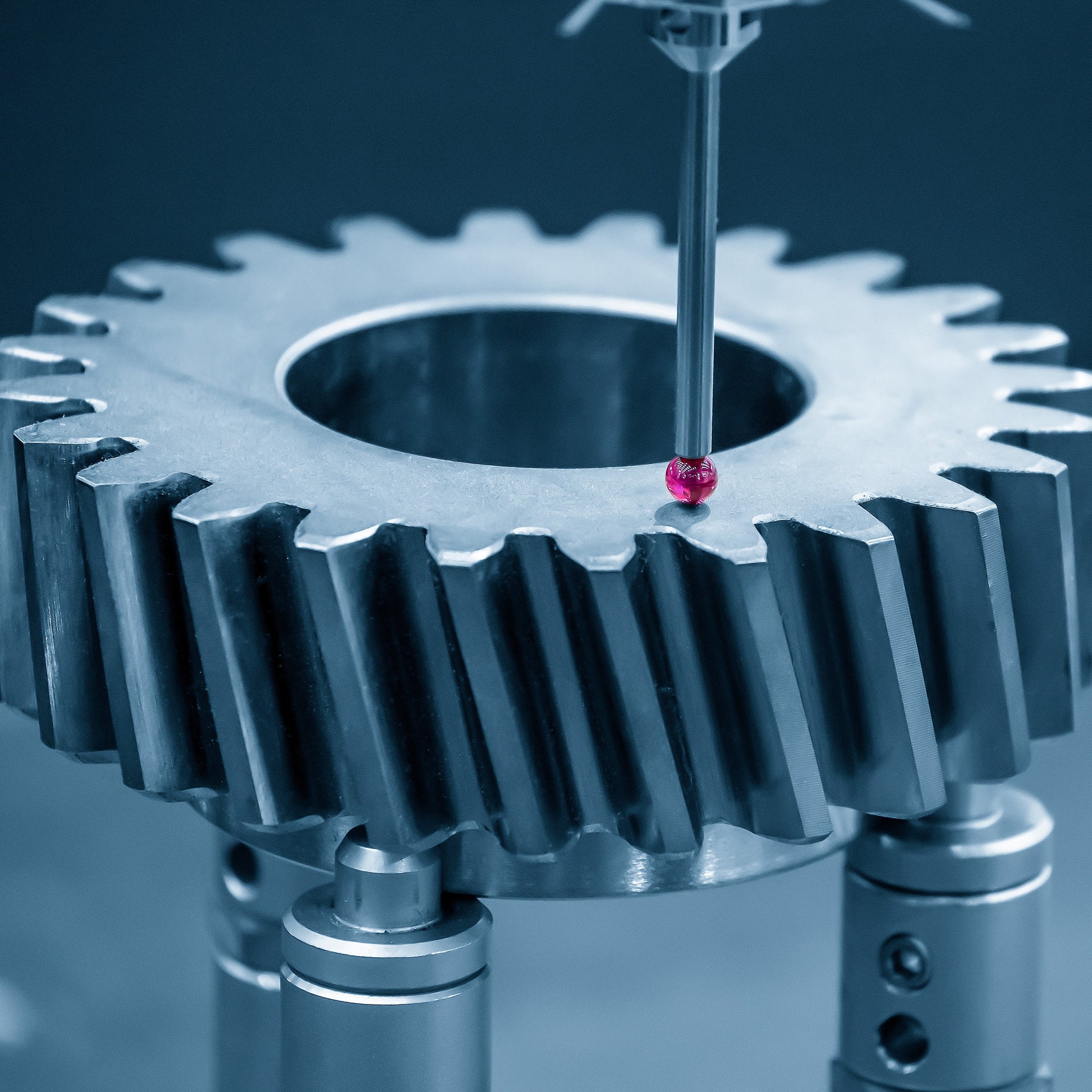 <Vandium steel gear cog removed for maintenance and stress testing from a rotary filling line. Credit> AdobeStock_370574811