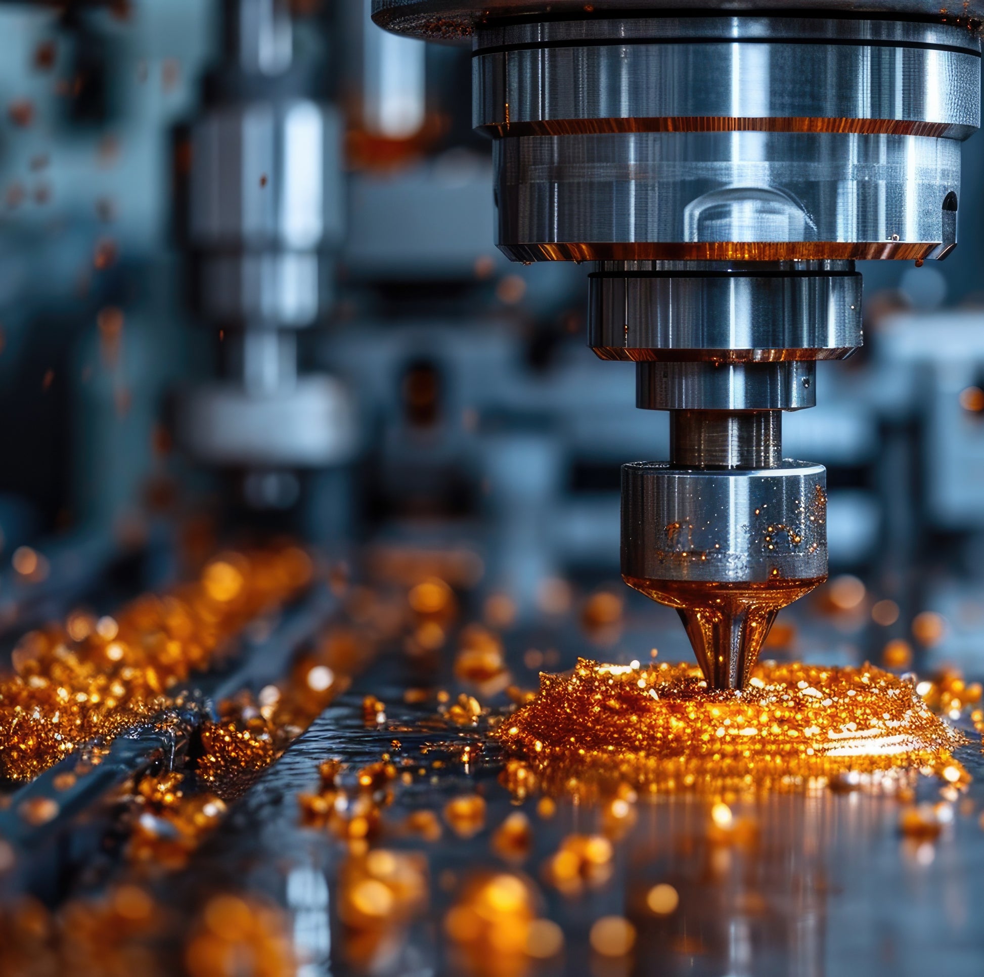 <Precision metalwork maintenance or repairs generating metal waste. Credit> AdobeStock_714230292